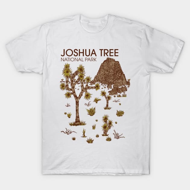 Joshua Tree National Park T-Shirt by Hinterlund